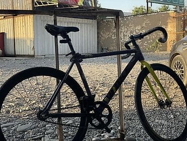 тракционый стол: Фикс-байк (fixie) с шоссейной посадкой и рулём «баран» — 1