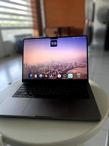macbook 14 pro: Ультрабук, Б/у, Apple M1 Pro, ОЗУ, RAM: 16 ГБ — 1