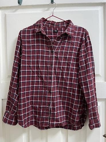 Рубашка, Классическая модель, В клетку, Япония