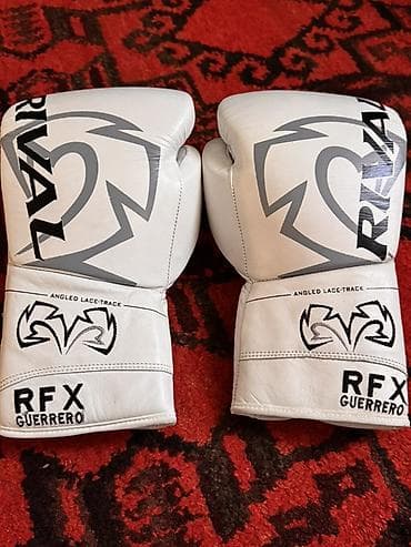 Спорт жана хобби: Боксерские перчатки Rival RFX-Guerrero, цвет белый. Шнурок тоже есть — 1