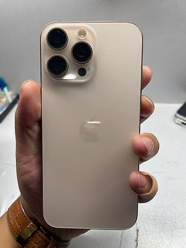 garmin бишкек цена: IPhone 16 Pro Max, Золотой, 100 % — 1