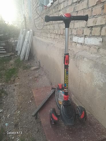 электрический скутор: Детский самокат, Трёхколёсный — 2