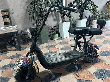 Скутеры: Электроскутер с широкими колесами (fat tire), рассчитанный на двух — 2