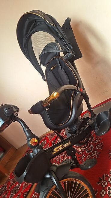 cybex orfeo: Детский трёхколёсный велосипед SkillMax с родительской ручкой - Цвет — 2