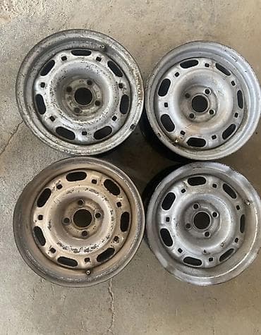 запчасти мерседес w140: Железные Диски R 14 Volkswagen, Комплект, отверстий - 4, Б/у — 1