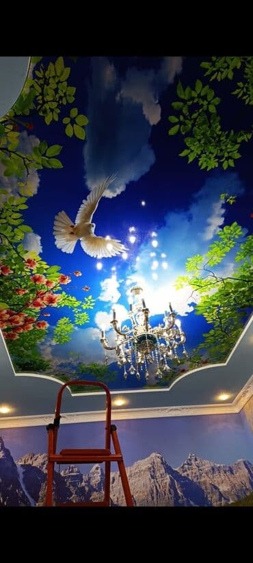 стоимость натяжных потолков: Натяжной потолок Глянцевое, Матовое, 3D потолки Гарантия, Бесплатный замер, Бесплатная консультация — 6