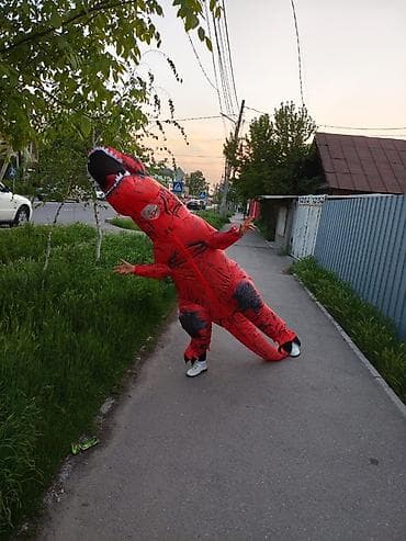 нодом: Прокат костюма за 4часа 1000сом. Надувной костюм динозавра T‑Rex — 3