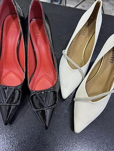 foot patch: Женские туфли-лодочки, светлые носились всего пару часов, черные два — 1