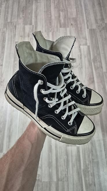 Мужские кроссовки, 39, 39.5, Converse, Б/у, цвет - Черный, Самовывоз