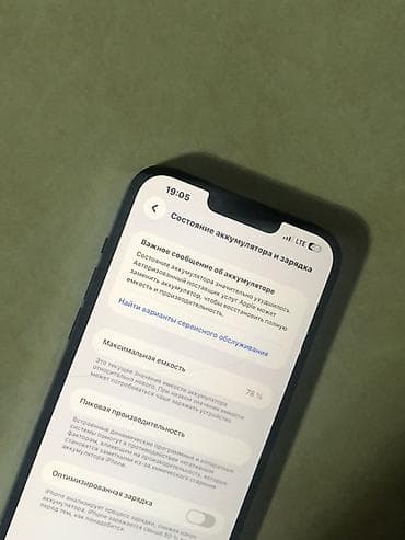 pro: IPhone 13 Pro Max, Б/у, 256 ГБ, Черный, Чехол, 78 % — 7