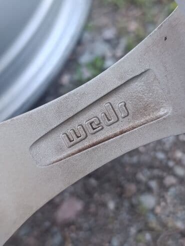 купить диск на машину: Куйма Дисктер R 15 Weds, Комплект, тешиктери - 5, Колдонулган — 12