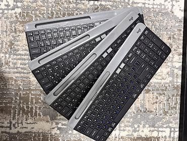 usb wifi: Клавиатура, Logitech, Мембранная, Bluetooth подключение — 1