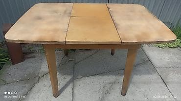Продаю раздвижной стол из дерева высота 77см,ширина 94см,в раздвинутом at lalafo.kg Продаю раздвижной стол из дерева высота 77см,ширина 94см,в раздвинутом