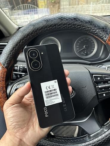 Poco C71, Б/у, 64 ГБ, цвет - Черный, В рассрочку, 2 SIM