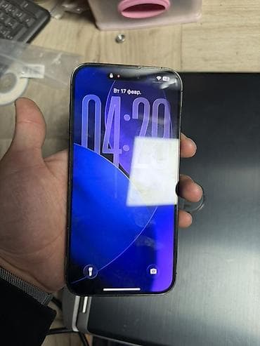 IPhone 14 Pro Max, Б/у, 256 ГБ, Черный, Чехол, 84 %