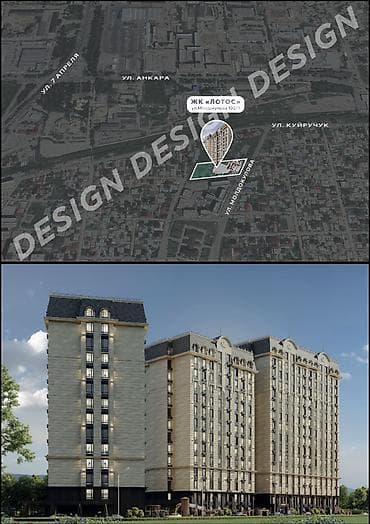 Недвижимость: 2 комнаты, 77 м², Элитка, 16 этаж, ПСО (под самоотделку) — 1