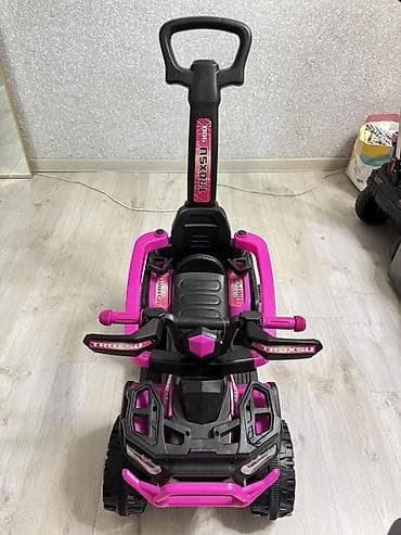 детские машинки толокары: Детский квадроцикл-каталка TROXSU (розово‑черный) Подарили на тушоо — 3