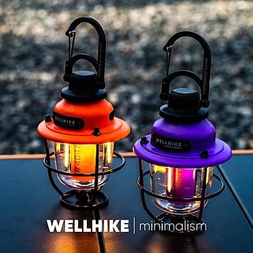 Кемпинговый светильник WELLHIKE Minimalism - Компактный ретро-лантер lalafo.kg да Кемпинговый светильник WELLHIKE Minimalism - Компактный ретро-лантер