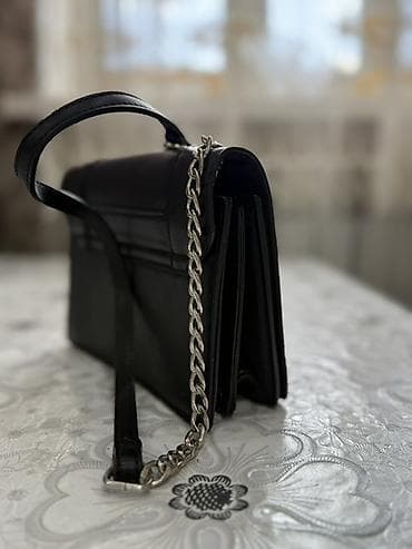 шикарные клатчи: Классическая сумка, Материал: Искусственная кожа, Разделенные отделения, Женские, Б/у — 3