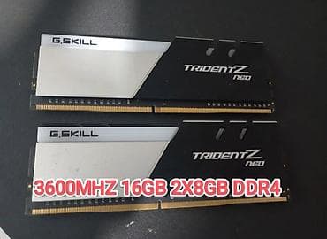 Оперативная память, Б/у, G.SKILL, 16 ГБ, DDR4, 3600 МГц, Для ПК