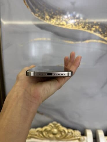 переходник айфон наушники: IPhone 15 Pro Max, Б/у, 256 ГБ, Natural Titanium, Кабель, 90 % — 2