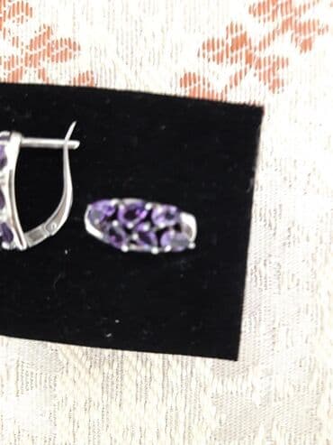 прокат карнавальных костюмов в бишкеке бишкек: Серьги серебро с нат камнями — 5