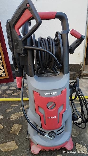 красивый письменный стол: Мини-мойка высокого давления WORCRAFT HC24-120 - Электрическая АВД — 1