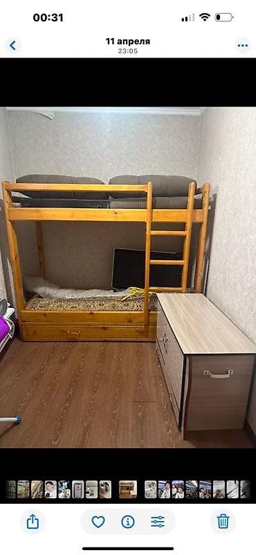 Двухъярусная кровать, С выкатной системой