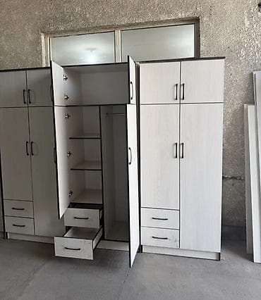 шкафы купе мебель: Шифоньер, шкаф для одежды, Новый, Прямой, ЛДСП — 1