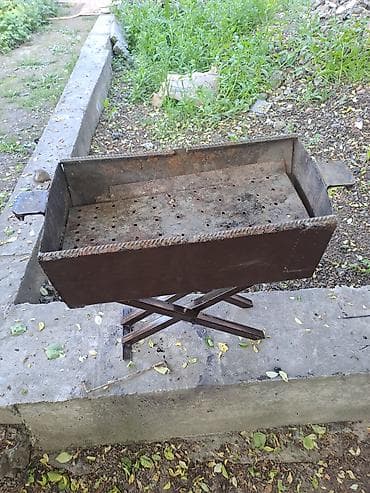 ешик темир: Продаю мангал, складной железо толщина 1мм размер ширина 29см на — 3
