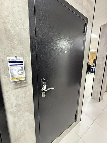 Двери для домов и квартир, Металлическая, Одностворчатая, цвет - Черный