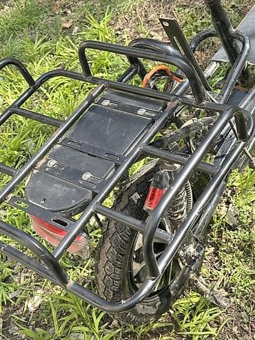 электр мото: Электроскутер/электромопед с багажными платформами - Прочная стальная — 6