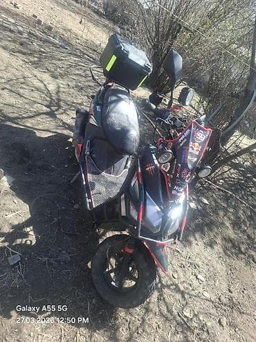 желмайан мото: Скутер/мопед городско-внедорожного типа с тюнингом и дополнительным — 1