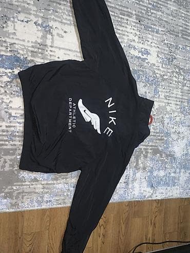 парный одежда: Ветровка Nike Athletic Department, черная - Легкая спортивная — 2