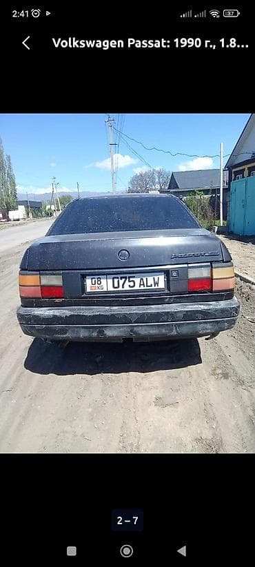 sprinter 2 9: Volkswagen Passat: 1990 г., 1.8 л, Ручные, Бензин, Седан — 7
