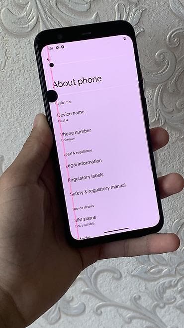 google pixe: Google Pixel 4, Б/у, 128 ГБ, цвет - Белый — 4