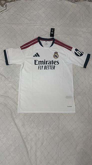 реал: Игровая футболка Real Madrid от adidas. Размер L. Новая - Домашняя — 1