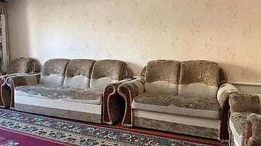 румынский спальный гарнитур: Комплект мягкой мебели, цвет - Коричневый — 4