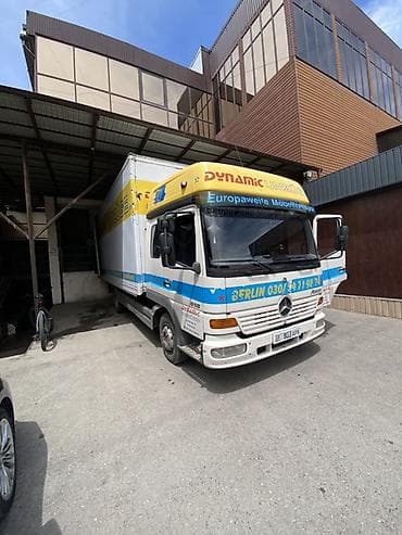 Грузовой автомобиль Mercedes-Benz Atego — тентованный фургон для — 1