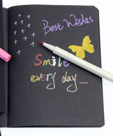 wacom графический планшет купить: СКЕТЧБУК блокнот, 28 ЧЕРНЫХ ЛИСТОВ, ПЛОТНОСТЬ 70 ГР, ЗВЕЗДНАЯ НОЧЬ — 2