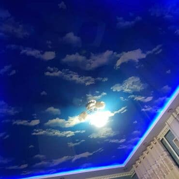 Дизайн, проектирование: Натяжной потолок Глянцевое, Матовое Гарантия, Бесплатная консультация, Бесплатный замер — 4