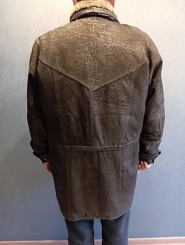 коженая: Кожаная мужская куртка в отличном состоянии. Размер XXL - XXXL — 4