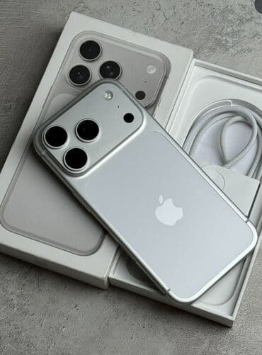 xa max: IPhone 17 Pro Max, Новый, 256 ГБ, Серебристый, Кабель — 1