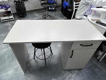 Стол для маникюра/рабочий стол - Прочная столешница прямоугольной — 2