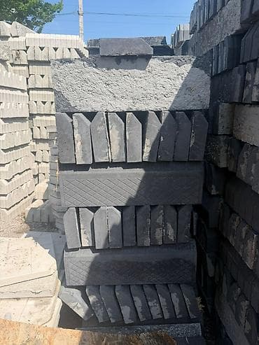 Үй жана бакча: Тротуардык бордюр, Бетон, Ийилген, 50 — 5