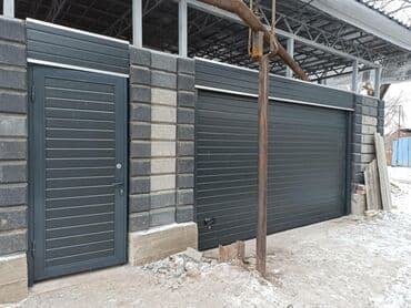 металлические ворота: Секционные ворота Алюминиевые — 4