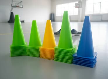 тренажер гиперэкстензия купить бу: Конусыи защитные барьеры для тренировок, по шт продаются — 1