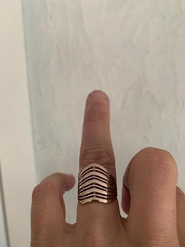 Кольцо, Женские, Без вставки, Б/у