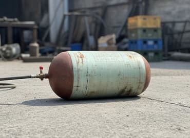 канистра для бензина металлическая: Промышленный газовый баллон, Наполнение: Природный газ, Применение: Другое применение — 2