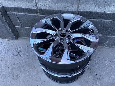 Литые Диски R 18 Kia, Пара, отверстий - 3, Б/у